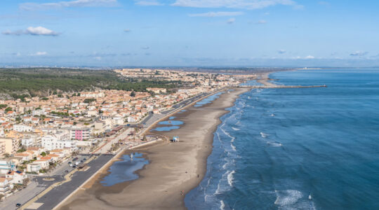 bord de mer à Narbonne-Plage